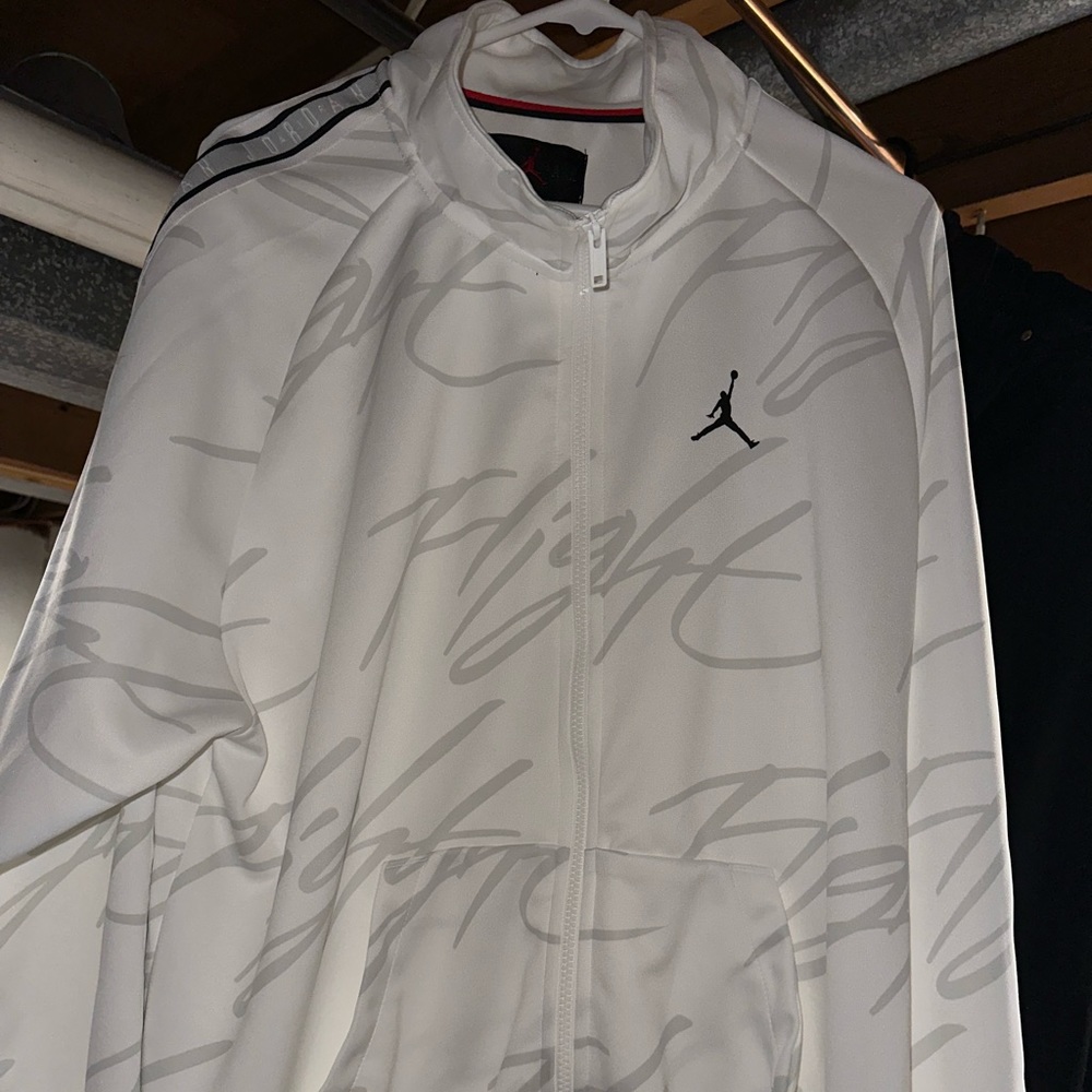 Jordan zip up track suit XL